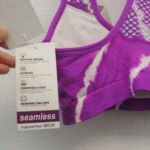 Morera Intimates & Sleepwear - Magenta Tie Dye Sports Bra Morera Intimates & Sleepwear - Magenta Tie Dye Sports Bra